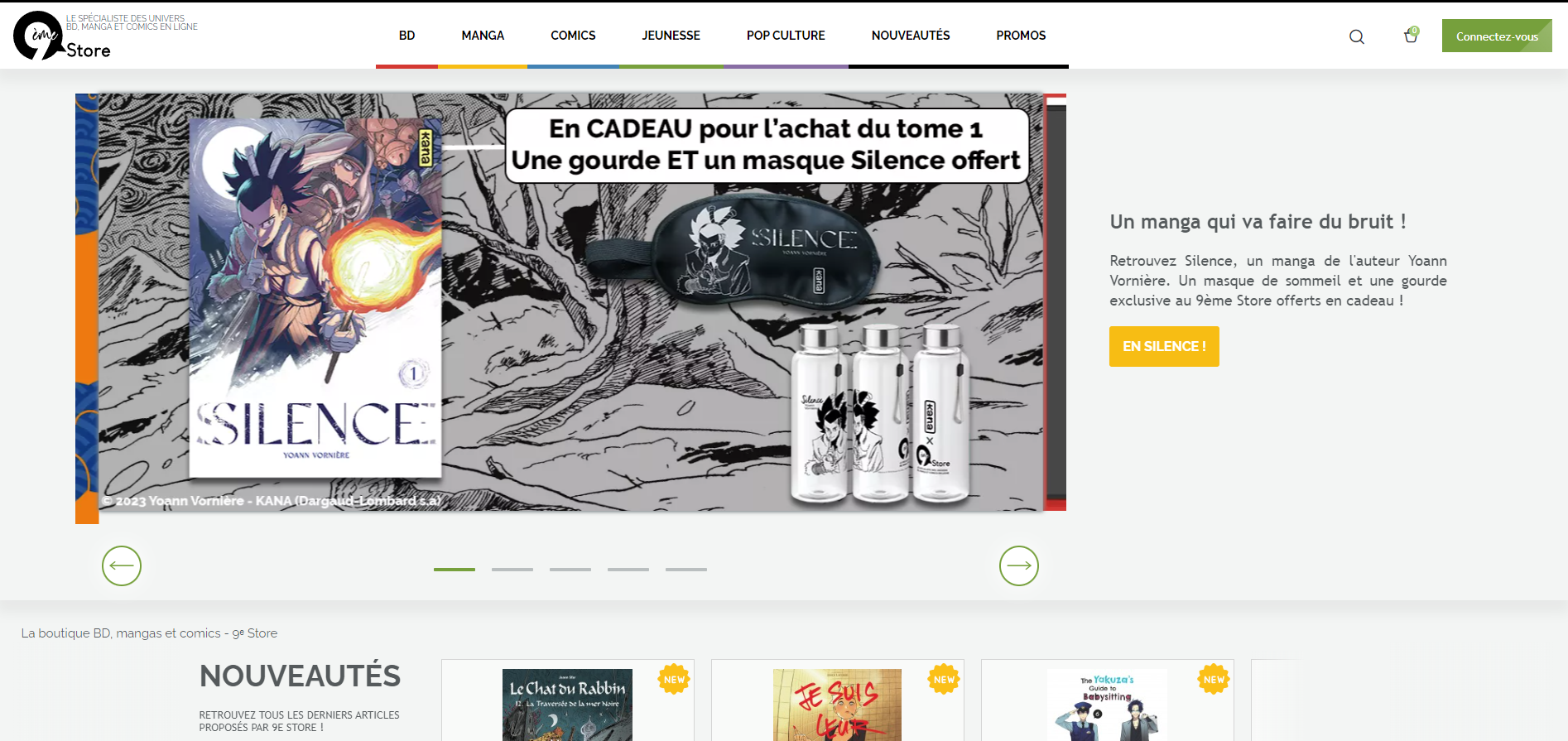 9ᵉ Store | La boutique BD, mangas et comics